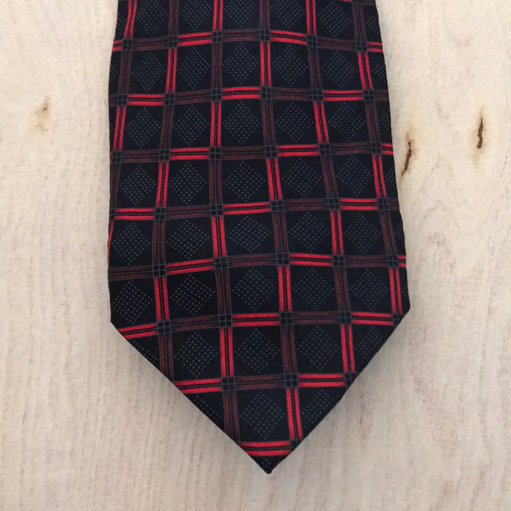 Bergamo New York silk Geometric Tie